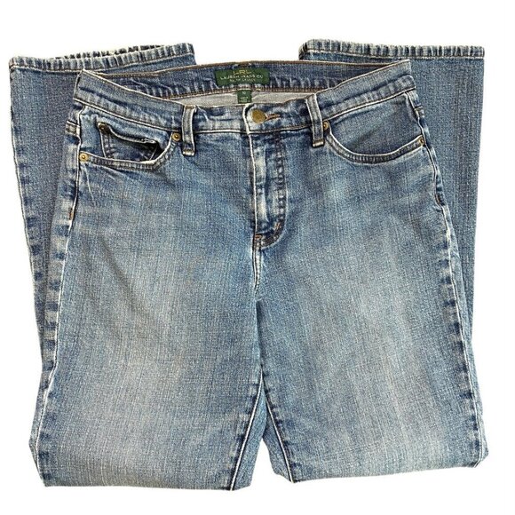 LRL Ralph Lauren Bootcut Blue Jeans Sz 10 (32x30) #79N - Picture 5 of 10